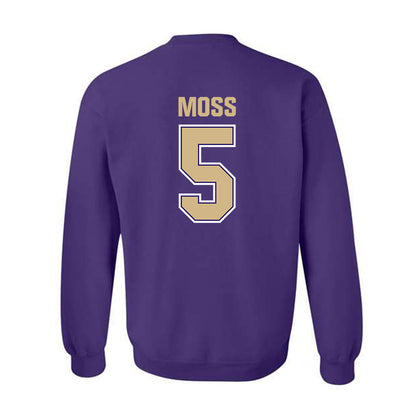 Washington - NCAA Football : Christian Moss - Classic Shersey Crewneck Sweatshirt-1