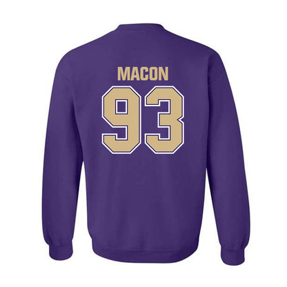 Washington - NCAA Football : Dominic Macon - Classic Shersey Crewneck Sweatshirt-1
