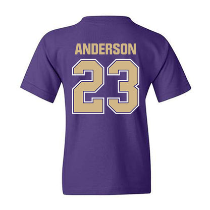 Washington - NCAA Women's Basketball : Olivia Anderson - Classic Shersey Youth T-Shirt-1