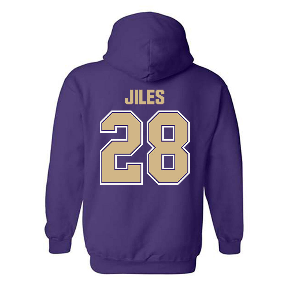 Washington - NCAA Football : Ksani Jiles - Classic Shersey Hooded Sweatshirt-1