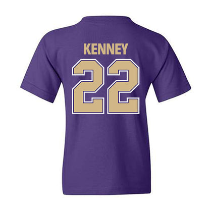 Washington - NCAA Baseball : Noah Kenney - Classic Shersey Youth T-Shirt-1