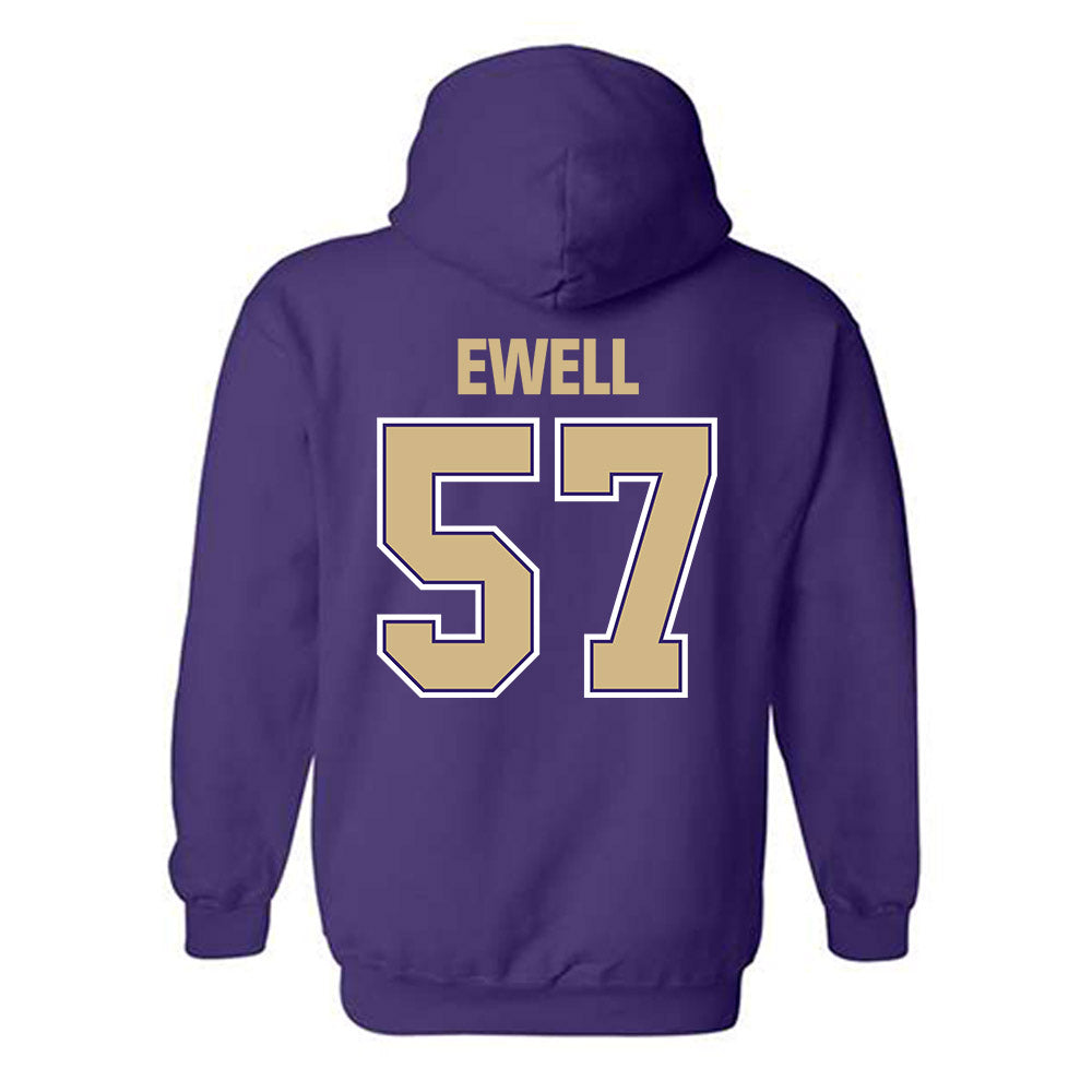 Washington - NCAA Football : Jesse Ewell - Classic Shersey Hooded Sweatshirt-1