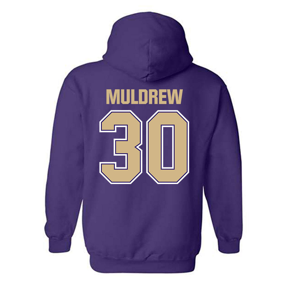 Washington - NCAA Men's Basketball : Courtland Muldrew - Classic Shersey Hooded Sweatshirt-1