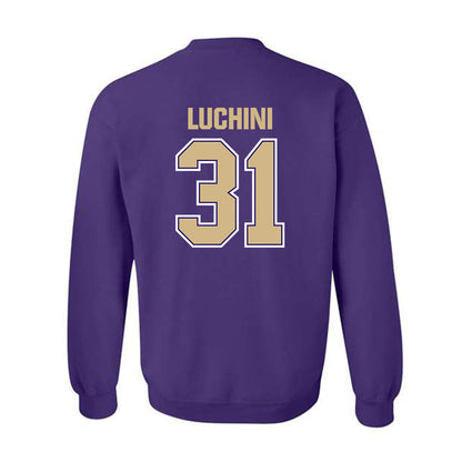 Washington - NCAA Football : Luke Luchini - Classic Shersey Crewneck Sweatshirt-1