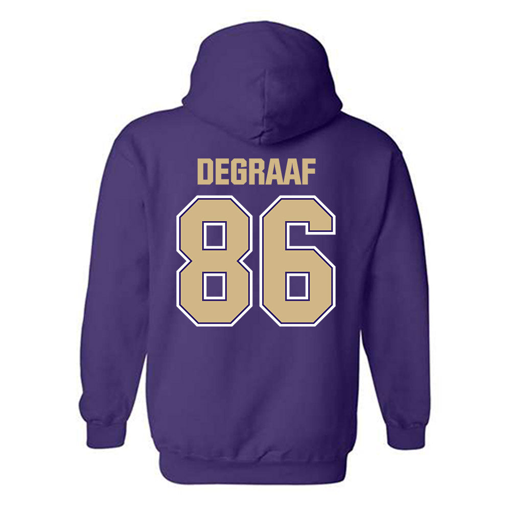 Washington - NCAA Football : Decker DeGraaf - Classic Shersey Hooded Sweatshirt-1