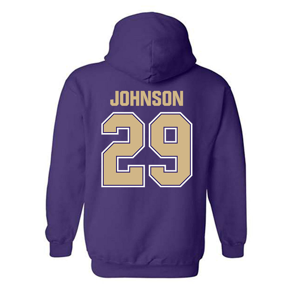 Washington - NCAA Baseball : Bryce Johnson - Classic Shersey Hooded Sweatshirt-1