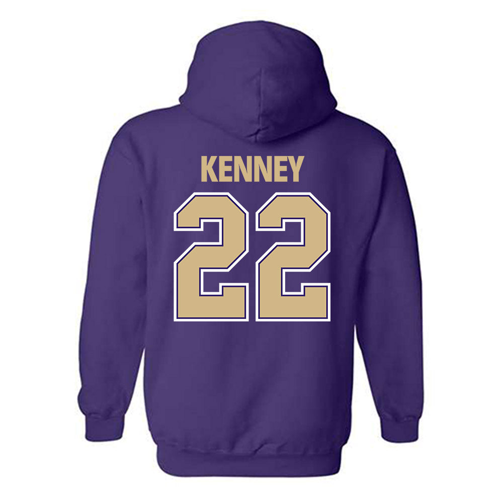 Washington - NCAA Baseball : Noah Kenney - Classic Shersey Hooded Sweatshirt-1