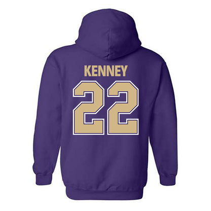 Washington - NCAA Baseball : Noah Kenney - Classic Shersey Hooded Sweatshirt-1