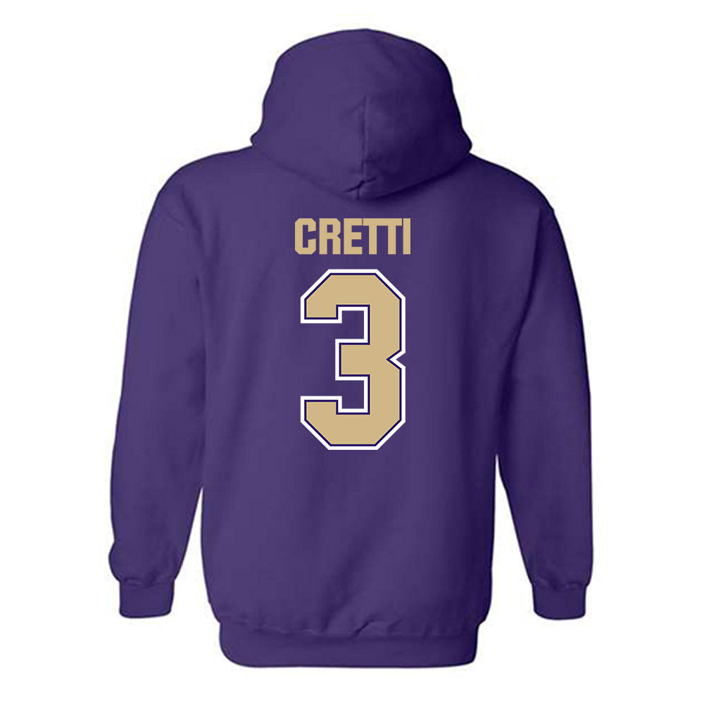 Washington - NCAA Baseball : Chase Cretti - Classic Shersey Hooded Sweatshirt-1