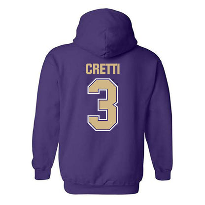Washington - NCAA Baseball : Chase Cretti - Classic Shersey Hooded Sweatshirt-1