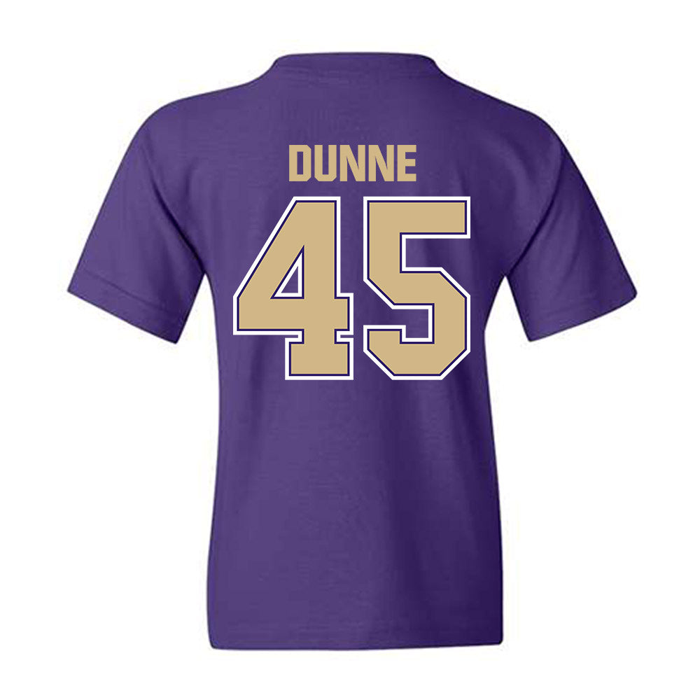 Washington - NCAA Football : Luke Dunne - Classic Shersey Youth T-Shirt-1