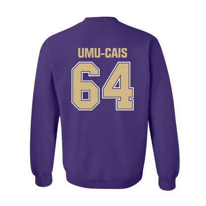 Washington - NCAA Football : Tufanua Umu-Cais - Classic Shersey Crewneck Sweatshirt-1