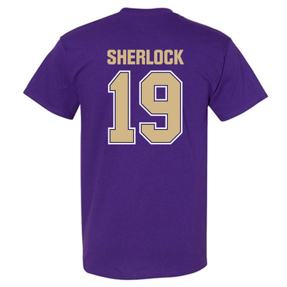 Washington - NCAA Men's Soccer : Mikey Sherlock - Classic Shersey T-Shirt-1