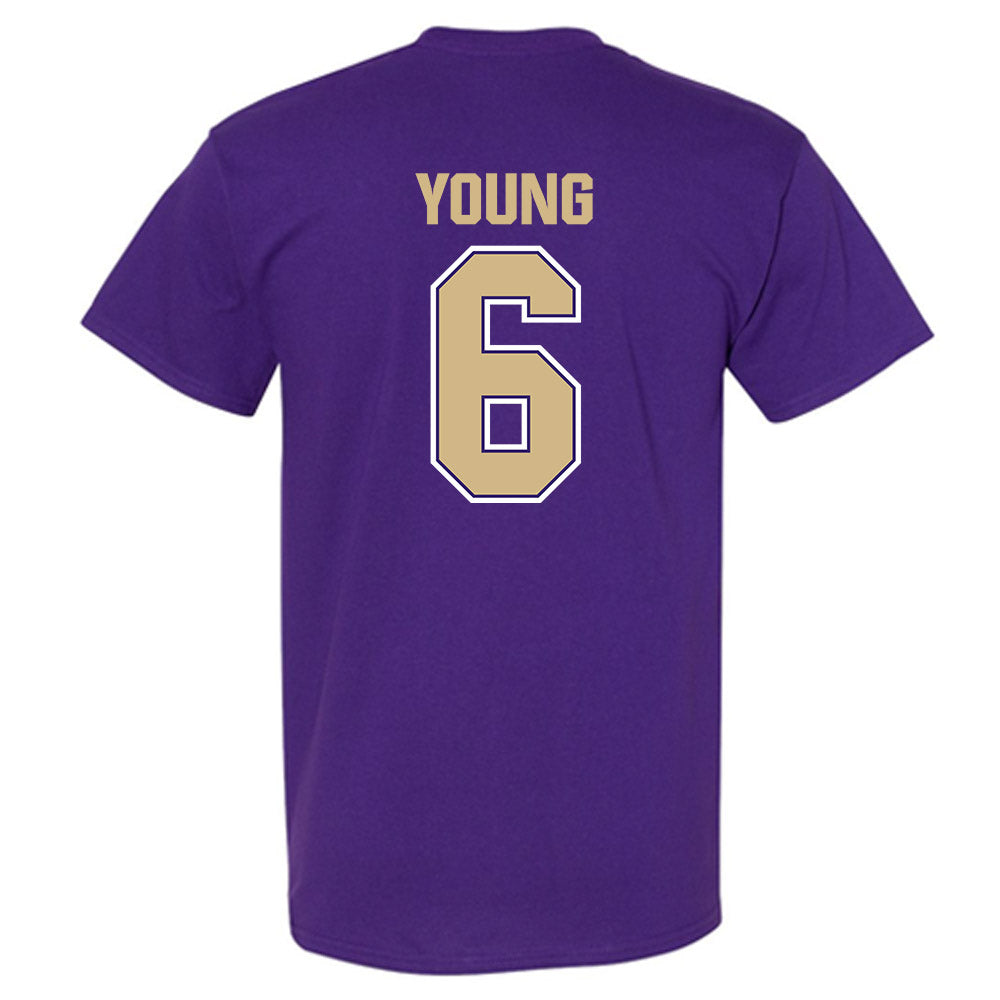 Washington - NCAA Baseball : Landon Young - Classic Shersey T-Shirt-1