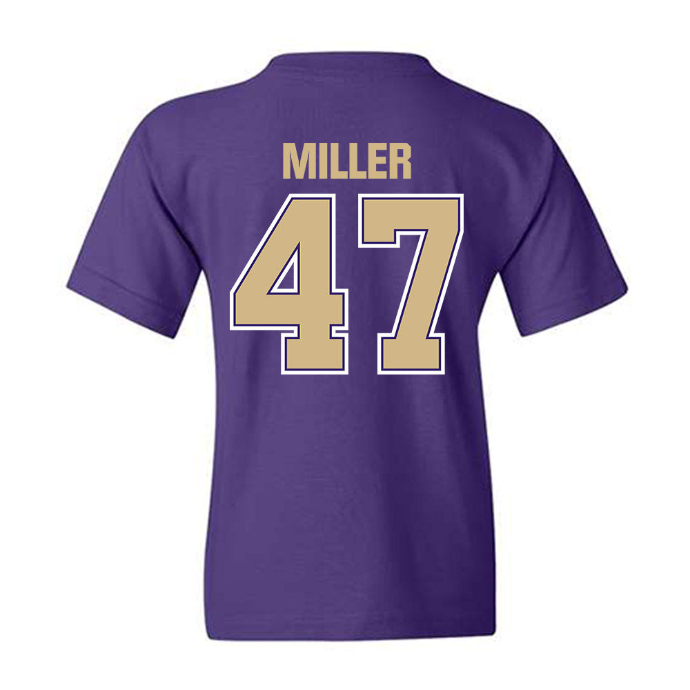 Washington - NCAA Baseball : Jay Miller - Classic Shersey Youth T-Shirt-1