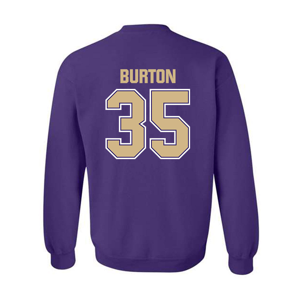 Washington - NCAA Football : Jace Burton - Classic Shersey Crewneck Sweatshirt-1
