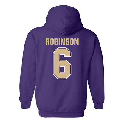 Washington - NCAA Football : Dylan Robinson - Classic Shersey Hooded Sweatshirt-1
