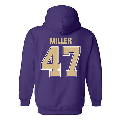Washington - NCAA Baseball : Jay Miller - Classic Shersey Hooded Sweatshirt-1