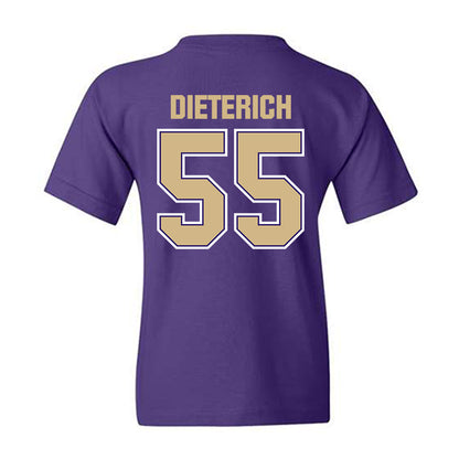 Washington - NCAA Football : Kolt Dieterich - Classic Shersey Youth T-Shirt-1