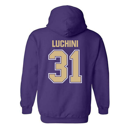 Washington - NCAA Football : Luke Luchini - Classic Shersey Hooded Sweatshirt-1