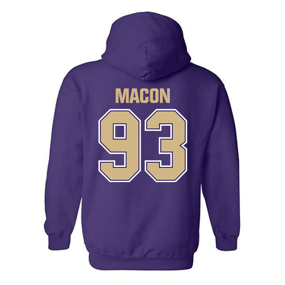 Washington - NCAA Football : Dominic Macon - Classic Shersey Hooded Sweatshirt-1