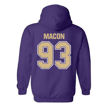 Washington - NCAA Football : Dominic Macon - Classic Shersey Hooded Sweatshirt-1