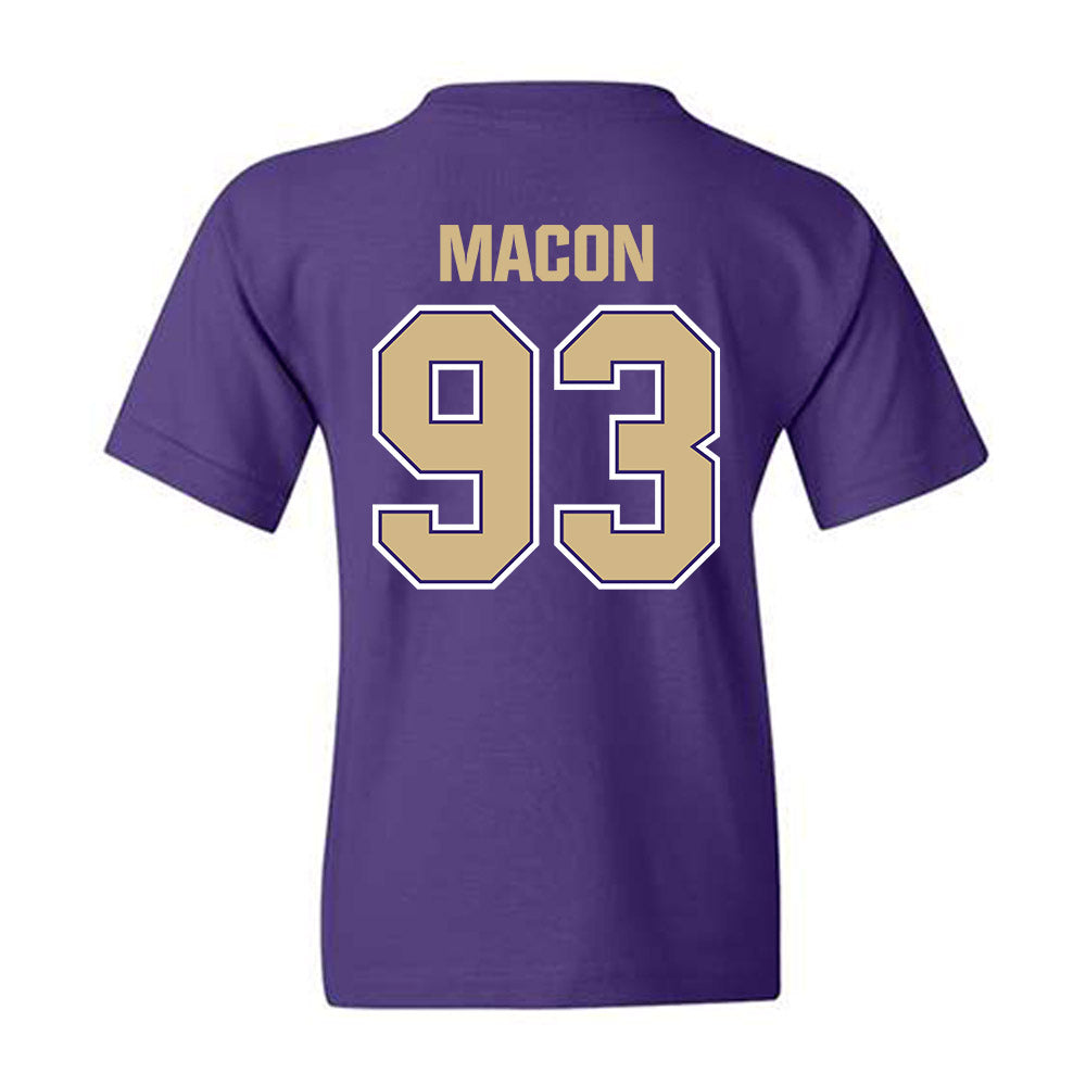 Washington - NCAA Football : Dominic Macon - Classic Shersey Youth T-Shirt-1