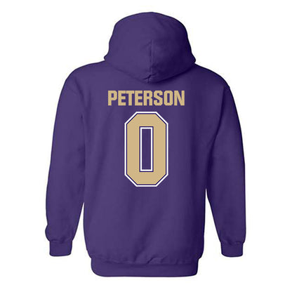 Washington - NCAA Men's Basketball : Quimari Peterson - Classic Shersey Hooded Sweatshirt-1