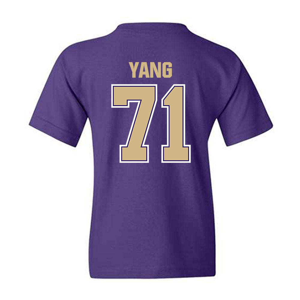 Washington - NCAA Football : Ah Deong Yang - Classic Shersey Youth T-Shirt-1