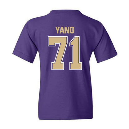 Washington - NCAA Football : Ah Deong Yang - Classic Shersey Youth T-Shirt-1