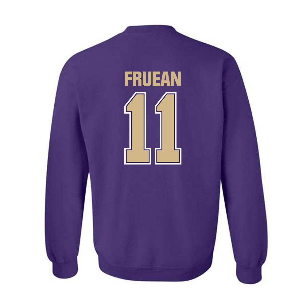 Washington - NCAA Football : Ramzak Fruean - Classic Shersey Crewneck Sweatshirt-1