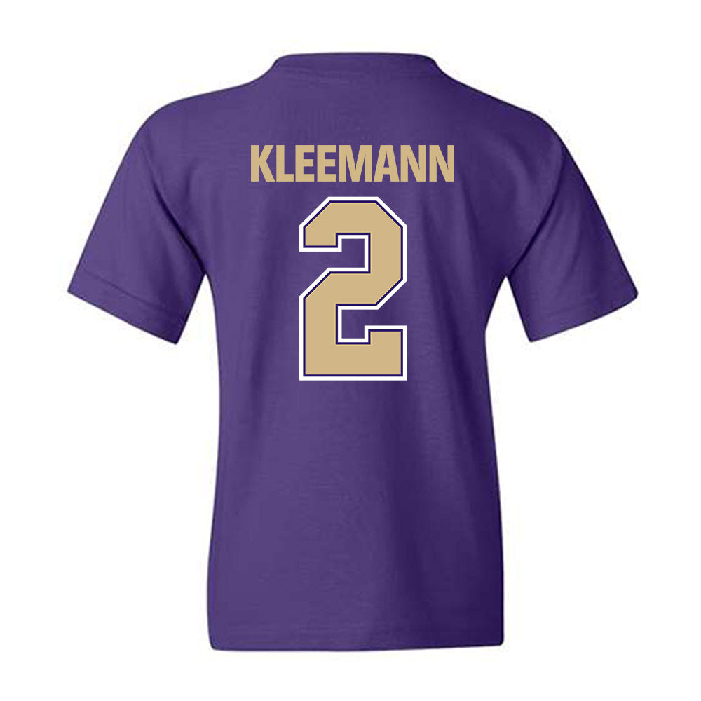 Washington - NCAA Men's Soccer : Philip Kleemann - Classic Shersey Youth T-Shirt-1