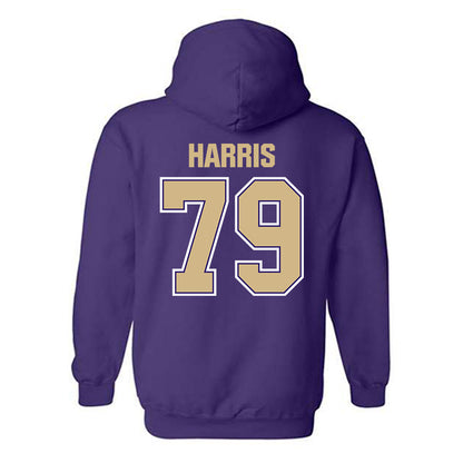 Washington - NCAA Football : Dominic Harris - Classic Shersey Hooded Sweatshirt-1