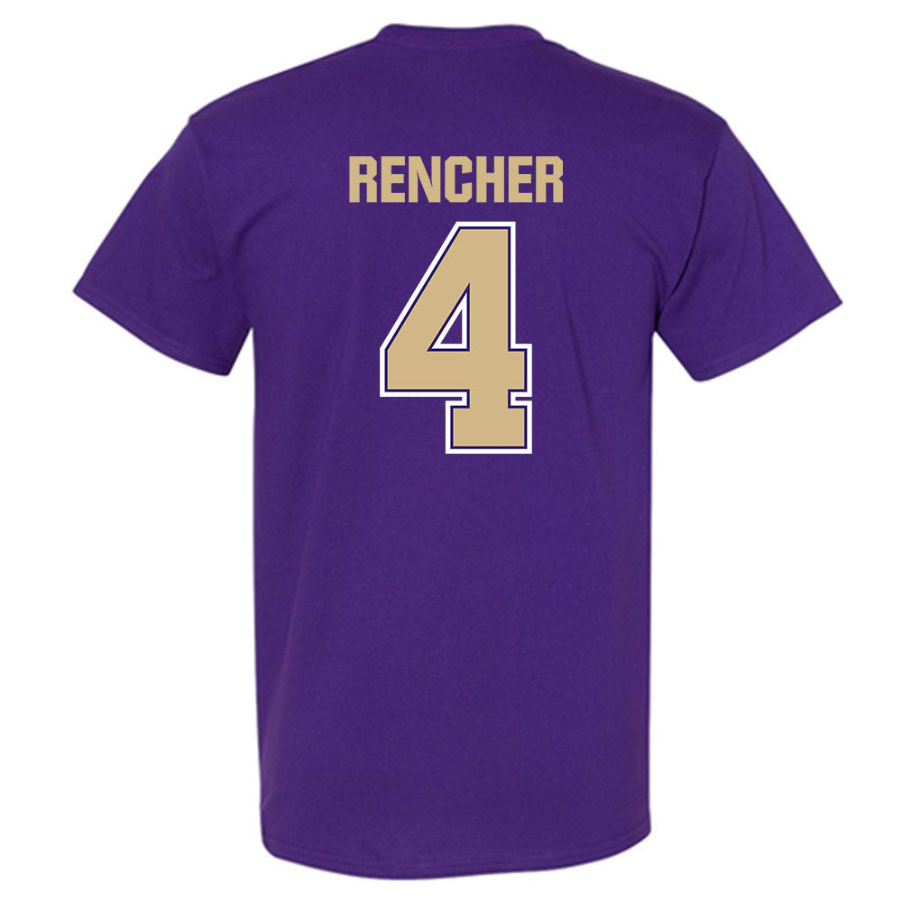 Washington - NCAA Men's Basketball : Jasir Rencher - Classic Shersey T-Shirt-1