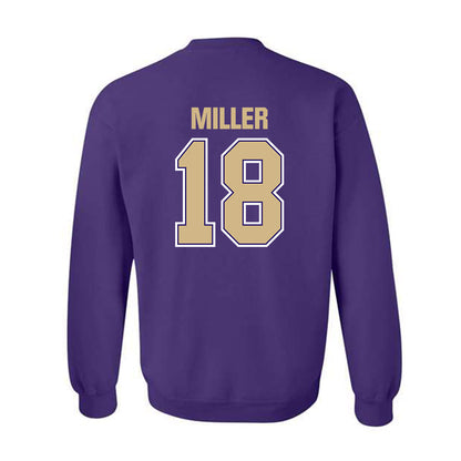 Washington - NCAA Football : Bodpegn Miller - Classic Shersey Crewneck Sweatshirt-1