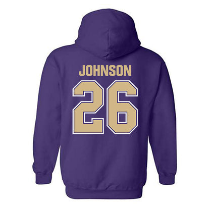 Washington - NCAA Football : Elias Johnson - Classic Shersey Hooded Sweatshirt-1