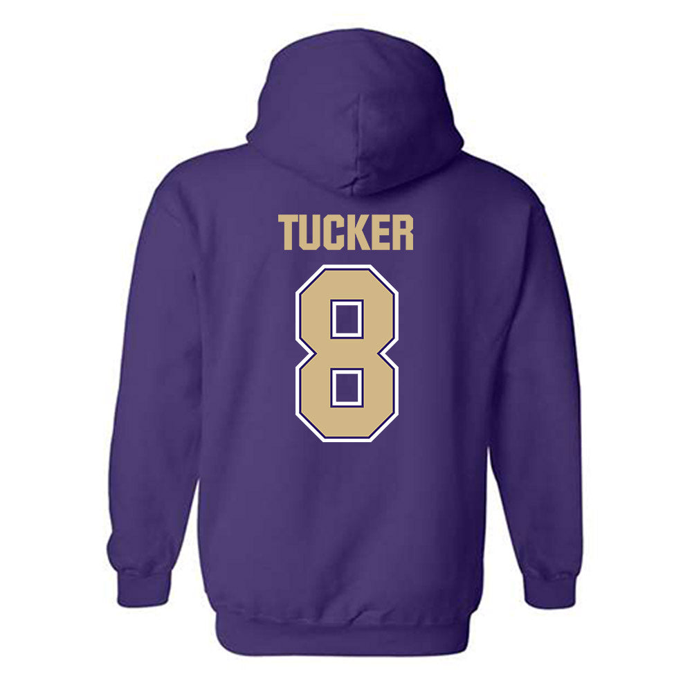 Washington - NCAA Men's Basketball : Bryson Tucker - Classic Shersey Hooded Sweatshirt-1