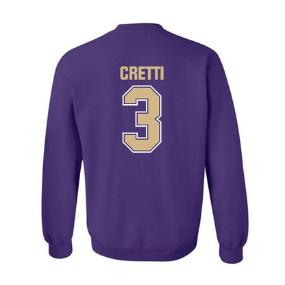 Washington - NCAA Baseball : Chase Cretti - Classic Shersey Crewneck Sweatshirt-1