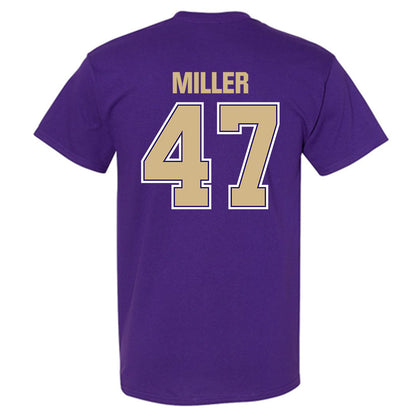 Washington - NCAA Baseball : Jay Miller - Classic Shersey T-Shirt-1
