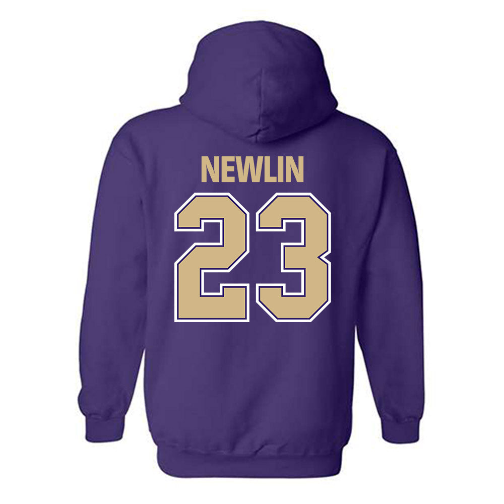 Washington - NCAA Women's Soccer : Lucy Newlin - Classic Shersey Hooded Sweatshirt-1