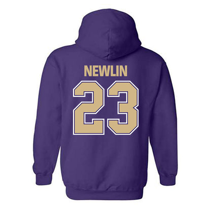 Washington - NCAA Women's Soccer : Lucy Newlin - Classic Shersey Hooded Sweatshirt-1