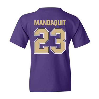 Washington - NCAA Men's Basketball : JJ Mandaquit - Classic Shersey Youth T-Shirt-1