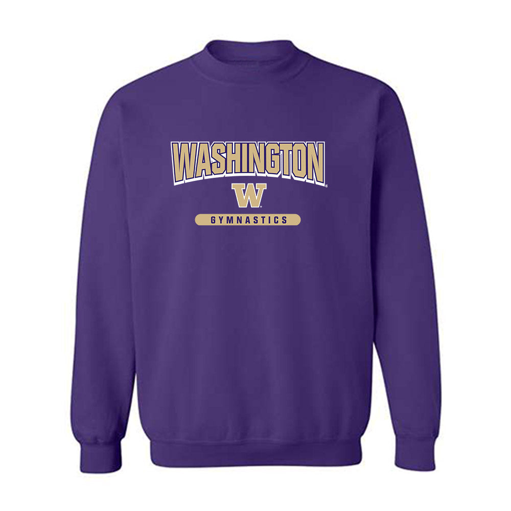 Washington - NCAA Women's Gymnastics : Caitlin McWilliams - Classic Shersey Crewneck Sweatshirt-0