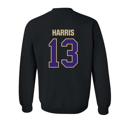 Washington - NCAA Football : Audric Harris - Classic Shersey Crewneck Sweatshirt-1
