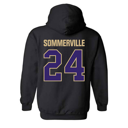 Washington - NCAA Men's Basketball : Lathan Sommerville - Classic Shersey Hooded Sweatshirt-1