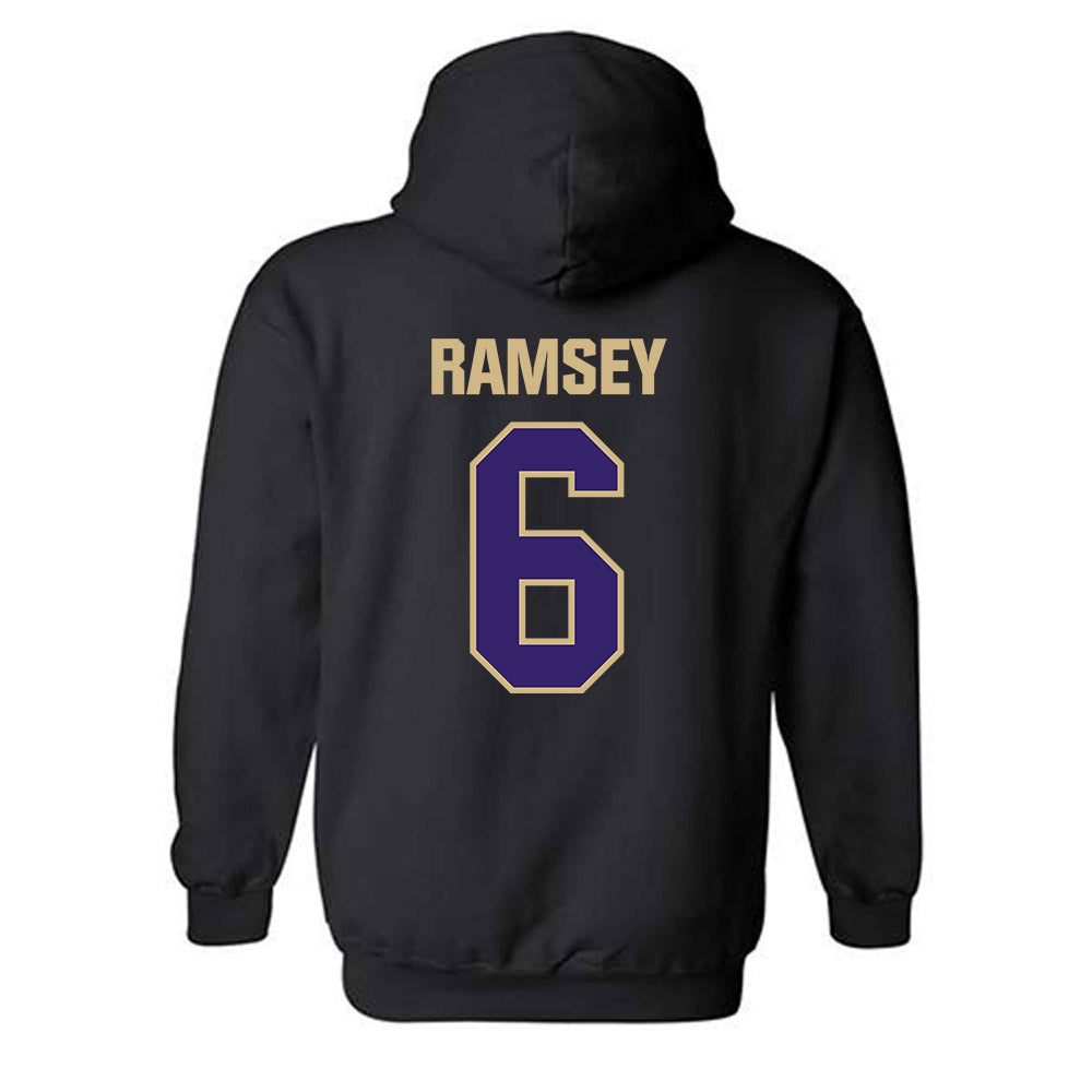 Washington - NCAA Men's Soccer : Zach Ramsey - Classic Shersey Hooded Sweatshirt-1