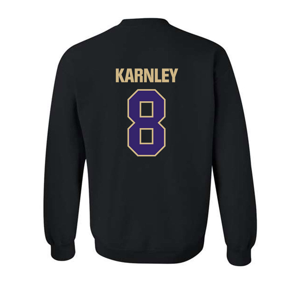 Washington - NCAA Football : Emmanuel Karnley - Classic Shersey Crewneck Sweatshirt-1