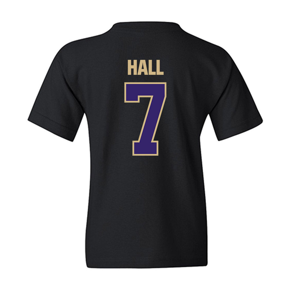 Washington - NCAA Men's Soccer : Alex Hall - Classic Shersey Youth T-Shirt-1