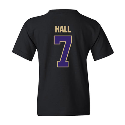 Washington - NCAA Men's Soccer : Alex Hall - Classic Shersey Youth T-Shirt-1