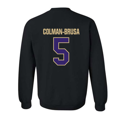 Washington - NCAA Football : Derek Colman-Brusa - Classic Shersey Crewneck Sweatshirt-1